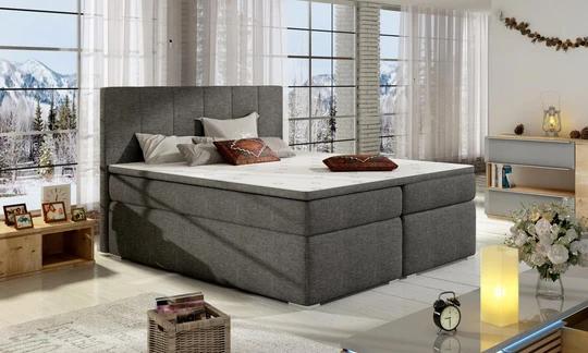 BOLERO 160x200 boxspring postel s úložným prostorem