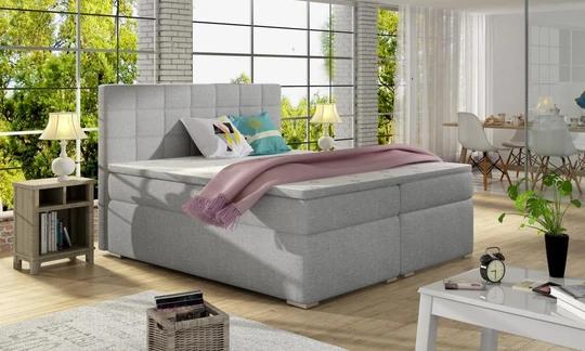 ALICIE 160x200 boxspring postel s úložným prostorem