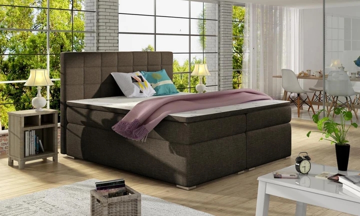 ALICIE 180x200 boxspring postel s úložným prostorem