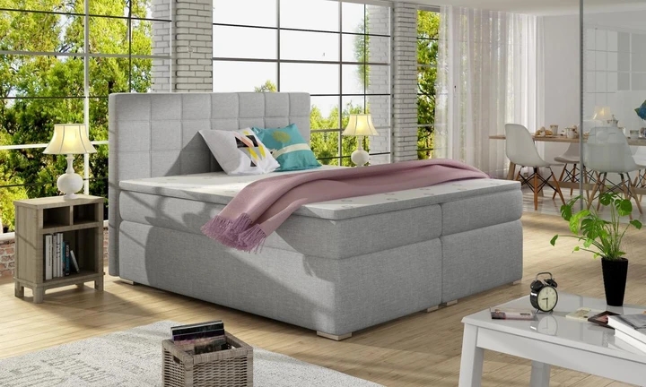 ALICIE 180x200 boxspring postel s úložným prostorem