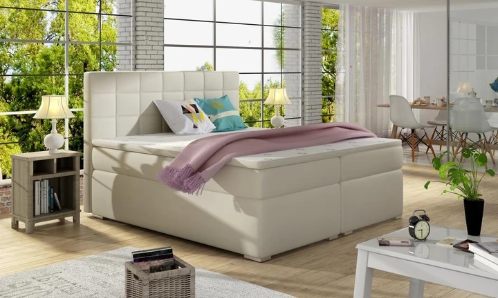 ALICIE 180x200 boxspring postel s úložným prostorem