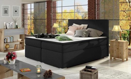 DIVALO 160x200 boxspring postel s úložným prostorem