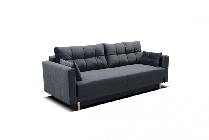 MILA rozkládací pohovka s úložným prostorem ve skandinávském stylu