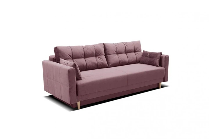 MILA rozkládací pohovka s úložným prostorem ve skandinávském stylu