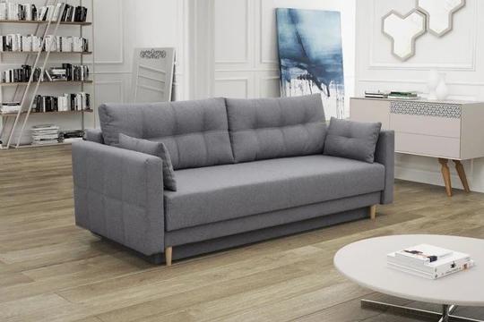 MILA rozkládací pohovka s úložným prostorem ve skandinávském stylu