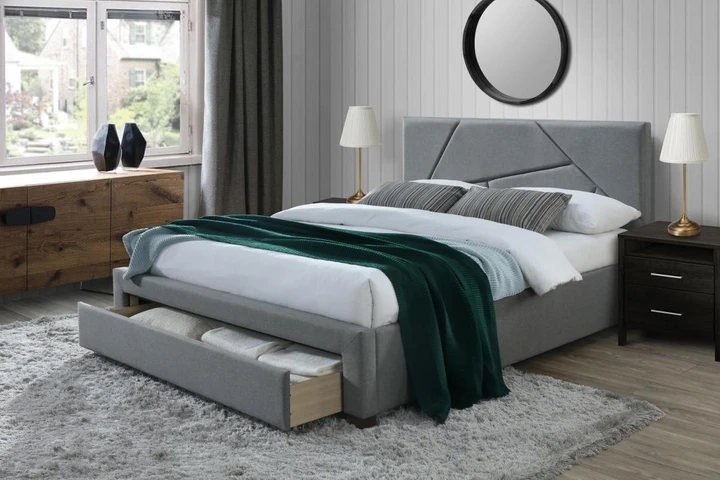 VALERY moderní čalouněná postel 160x200 s roštem