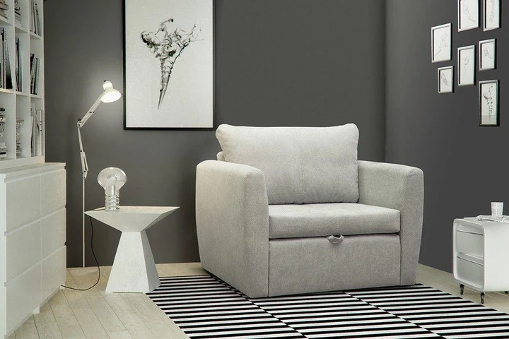 FERRARA rozkládací křeslo s úložným prostorem