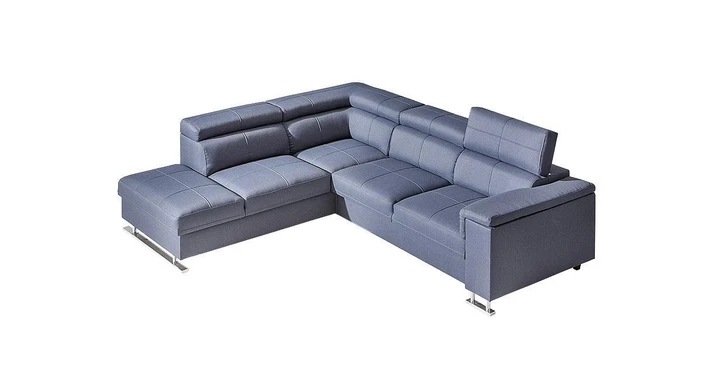 MONTREAL rozkládací sedací souprava s polohovacími opěrkami, pravá kůže