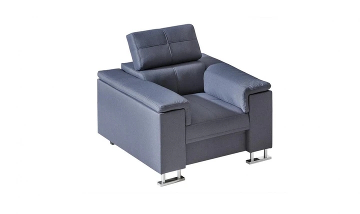 MONTREAL křeslo s polohovací opěrkou, pravá kůže