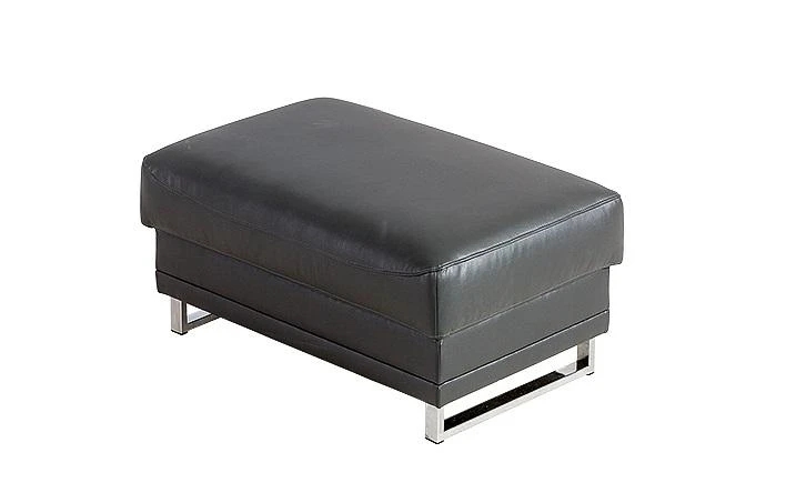 NOX moderní taburet, pravá kůže