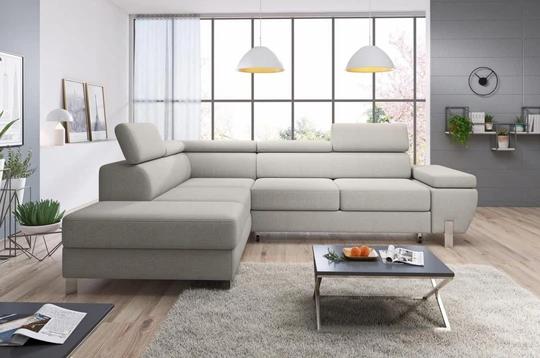 CALIN L sedací souprava s nastavitelnými opěrkami hlavy a loktů