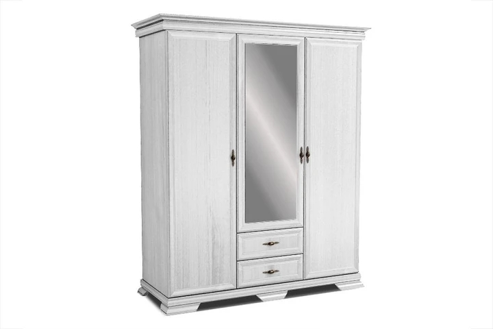 KORA KS2 šatní skříň se zrcadlem v provensálském stylu | 2 DEKORY