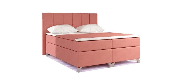 VERDI 180x200 cm kontinentální postel boxspring s led osvětlením