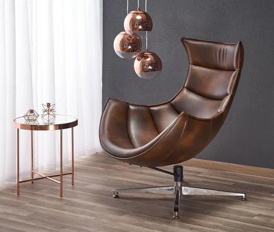 LUXOR kožené odpočinkové křeslo