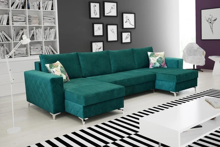 NEPTUNE rozkládací sedací souprava ve tvaru U