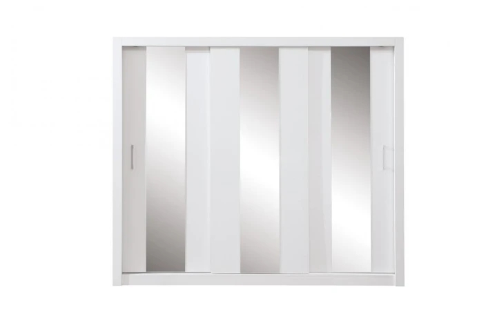 DUNCAN velká šatní skříň se zrcadlem a posuvnými dveřmi | 2 dekory