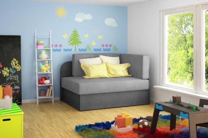 TIAMA dětská rozkládací pohovka s úložným prostorem