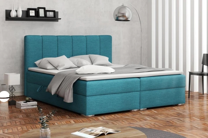 DENALI kontinentální postel boxspring 160x200 s úložným prostorem