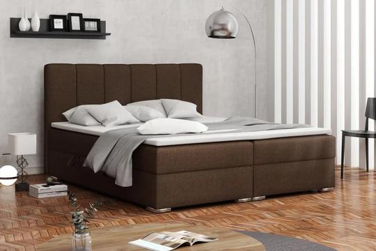 DENALI kontinentální postel boxspring 160x200 s úložným prostorem
