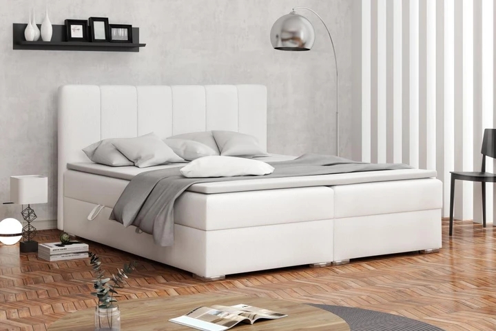 DENALI kontinentální postel boxspring 140x200 s úložným prostorem