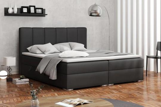 DENALI kontinentální postel boxspring 140x200 s úložným prostorem