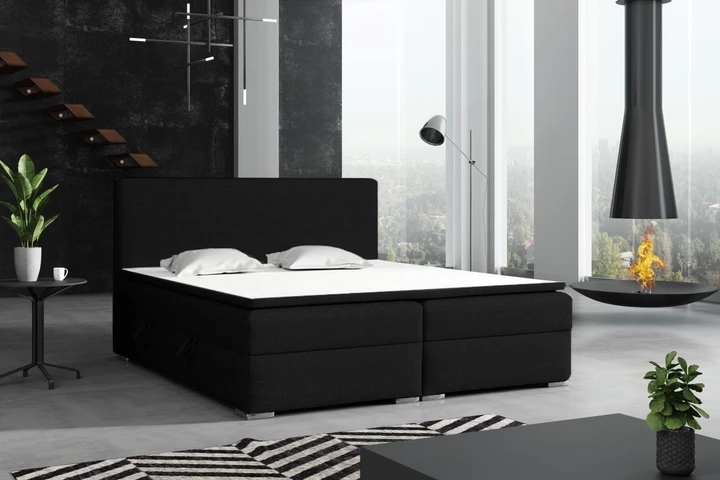 DETROIT kontinentální postel boxspring 180x200 s úložným prostorem