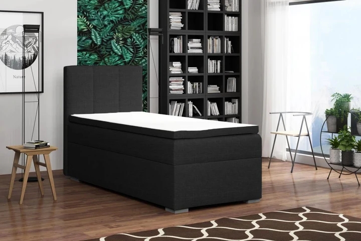 BRUCE boxspring postel 90x200 s úložným prostorem