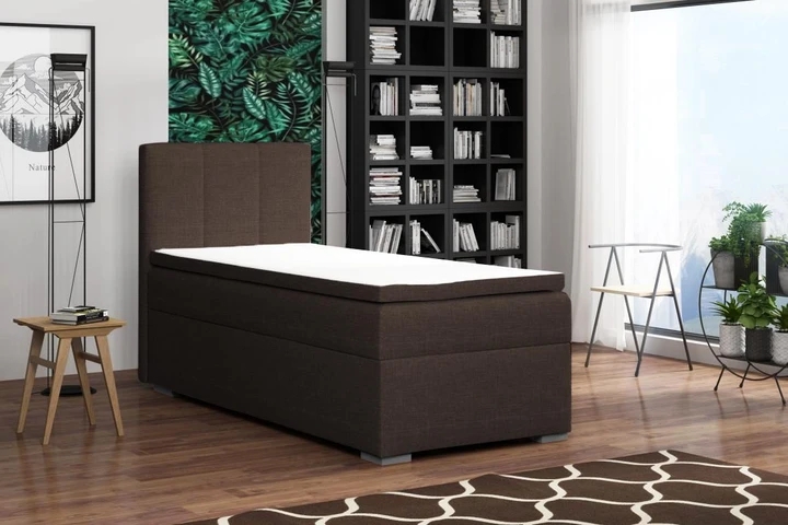 BRUCE boxspring postel 100x200 s úložným prostorem