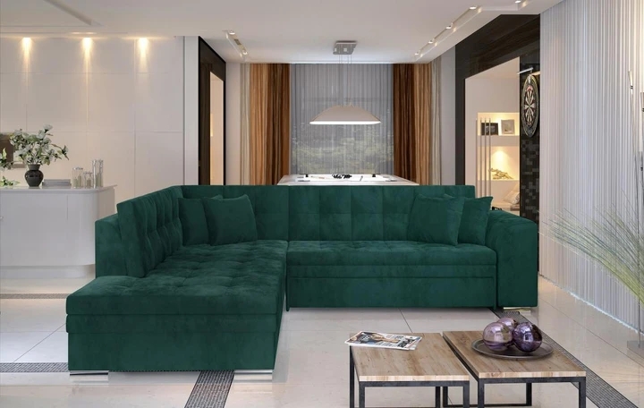 KINGSTON rozkládací rohová sedací souprava