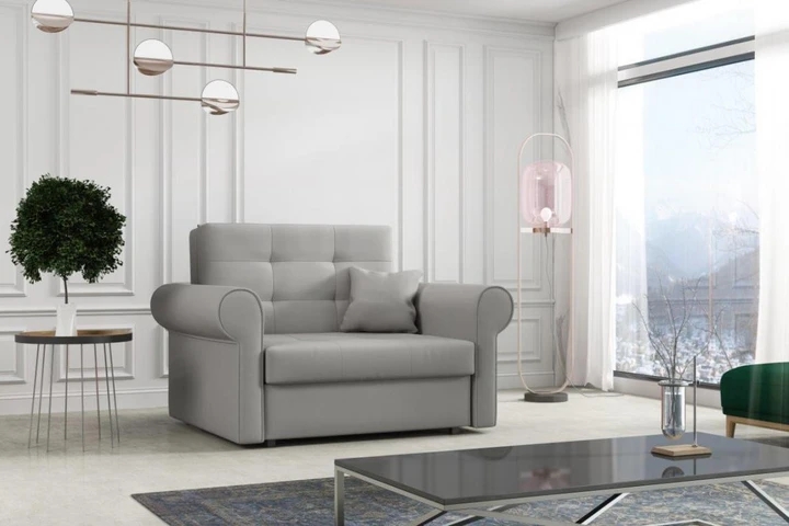 FLAVIE I velké rozkládací křeslo s úložným prostorem