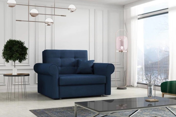 FLAVIE I velké rozkládací křeslo s úložným prostorem