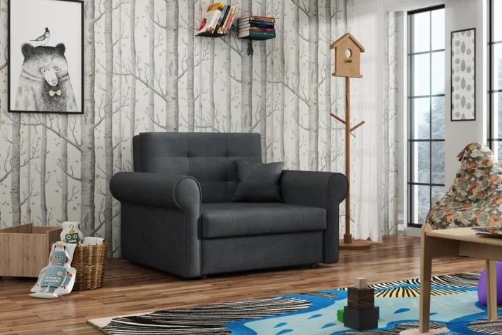 FLAVIE I velké rozkládací křeslo s úložným prostorem