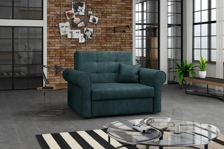 FLAVIE I velké rozkládací křeslo s úložným prostorem