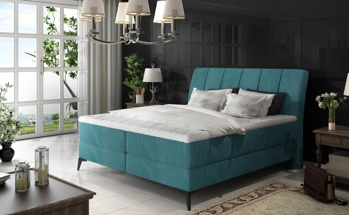 MARILYN 160x200 elegantní boxspring postel s úložným prostorem