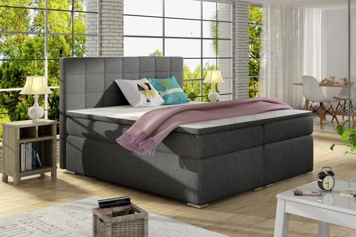 ALICIE 140x200 boxspring postel s úložným prostorem