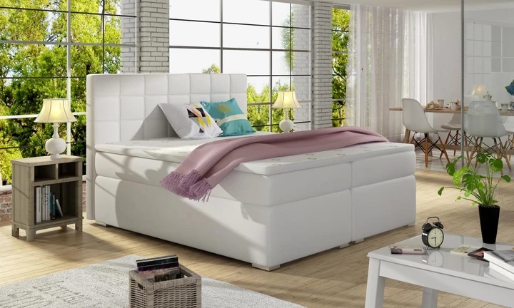 ALICIE 140x200 boxspring postel s úložným prostorem