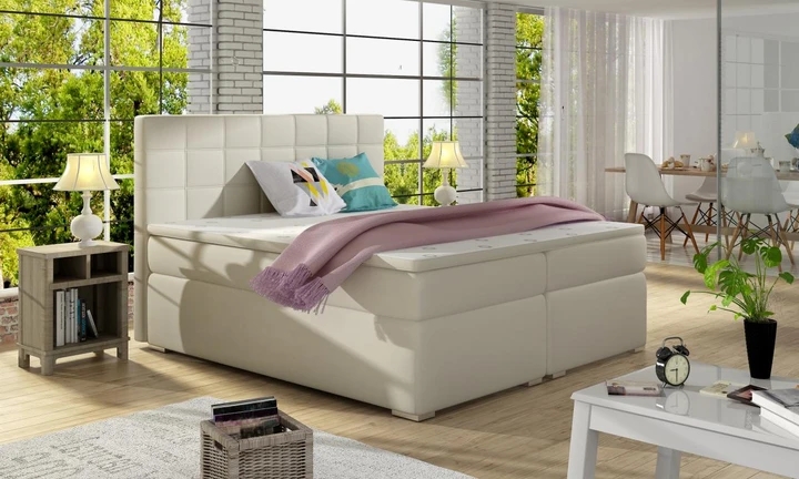 ALICIE 140x200 boxspring postel s úložným prostorem