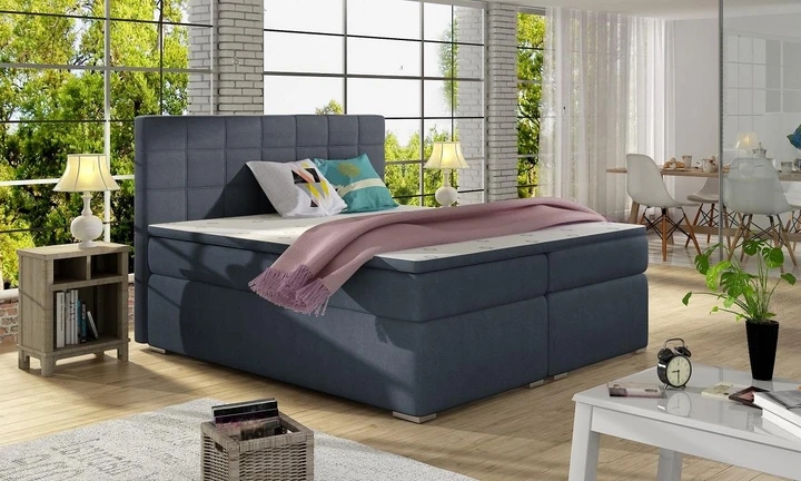 ALICIE 140x200 boxspring postel s úložným prostorem