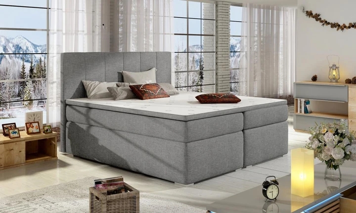 BOLERO 140x200 boxspring postel s úložným prostorem