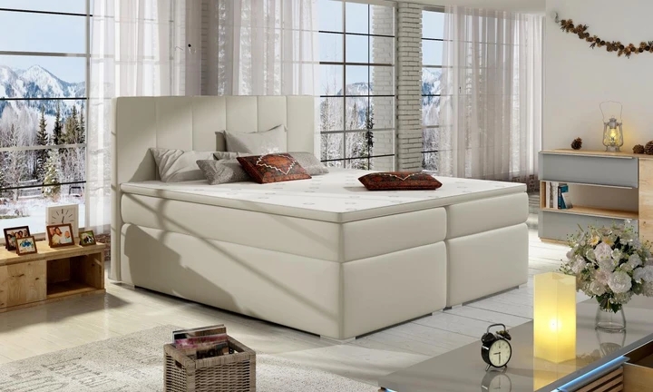 BOLERO 140x200 boxspring postel s úložným prostorem