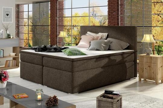 DIVALO 140x200 boxspring postel s úložným prostorem