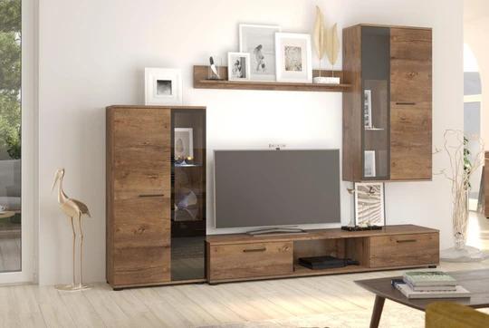 CAROL V obývací stěna, dub lefkas