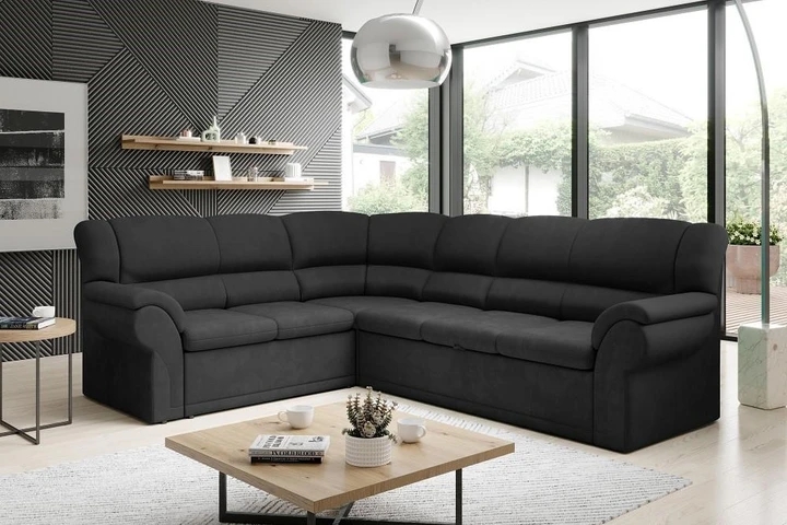 MINOS velká rohová rozkládací sedačka s úložným prostorem
