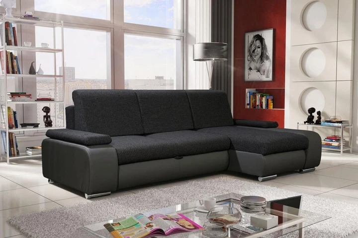 GOGOL rozkládací rohová sedačka s úložným prostorem