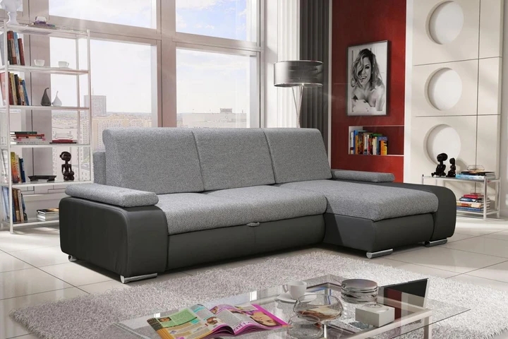 GOGOL rozkládací rohová sedačka s úložným prostorem