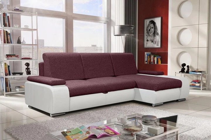 GOGOL rozkládací rohová sedačka s úložným prostorem