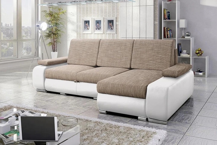 GOGOL rozkládací rohová sedačka s úložným prostorem