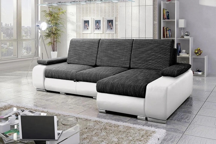 GOGOL rozkládací rohová sedačka s úložným prostorem