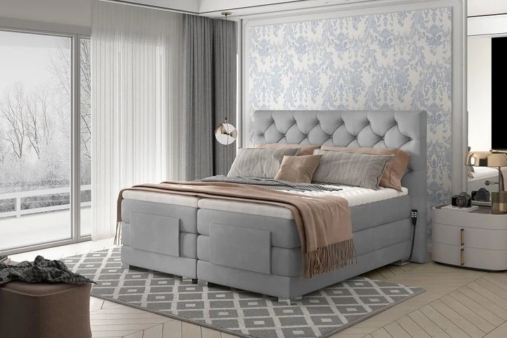 PUNTAS boxspring postel 180x200 s elektrickým polohováním