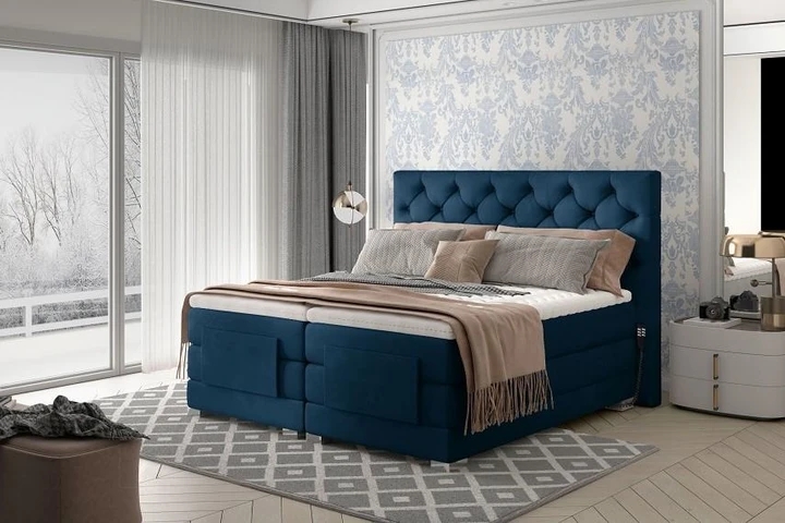 PUNTAS boxspring postel 180x200 s elektrickým polohováním